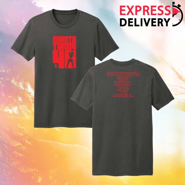 Trombone Shorty Store Merch Shorty Turns 40 Shirt