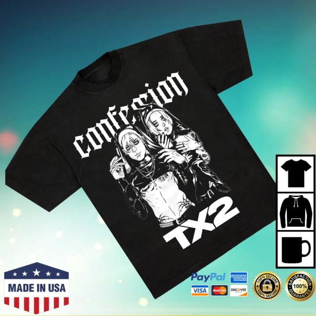 Tx2 Merch Shop Confession Tee 3 Tx2 Merch Shop Confession Tee