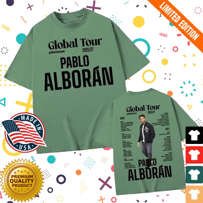 Type Beat Music Store Merch Rapper Pablo Alboran Global Tour 2026-2027 Graphic T-Shirts Men Women Fashion Hip Hop Retro T-Shirt