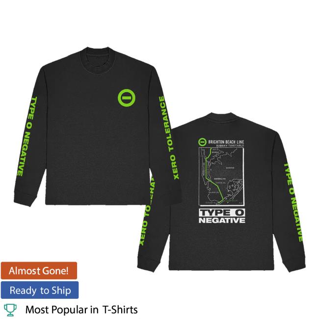 Type O Negative Store Merch Slow Deep And Hard Anniversary Long Sleeve