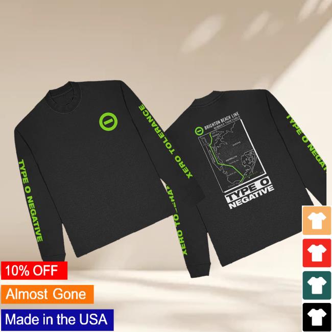 Type O Negative Store Merch Slow Deep And Hard Anniversary Long Sleeve