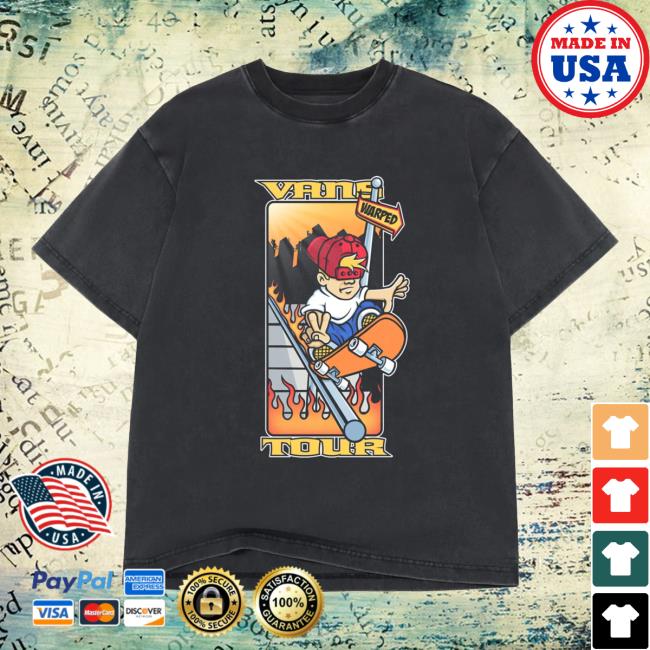 Vans Warped Tour Merch Shop Skater Vintage Black Tee 2 Vans Warped Tour Merch Shop Skater Vintage Black Tee