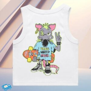 Vans Warped Tour Store Merch Rat Women's Tank