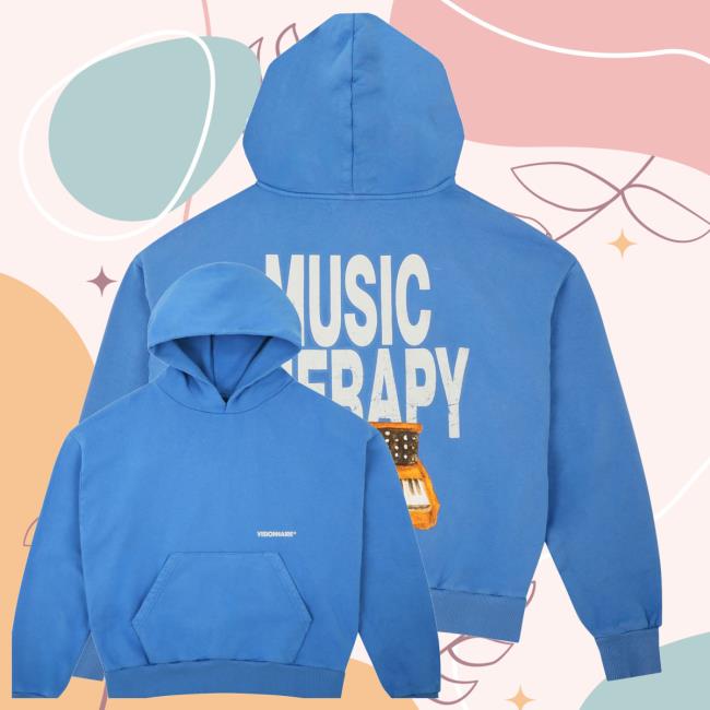 Visionnaire Merch Shop Hoodie Music Therapy Bleu 5 Visionnaire Merch Shop Hoodie Music Therapy Bleu