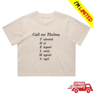Warner Music Merch Store Call Me Thelma Crop Tee