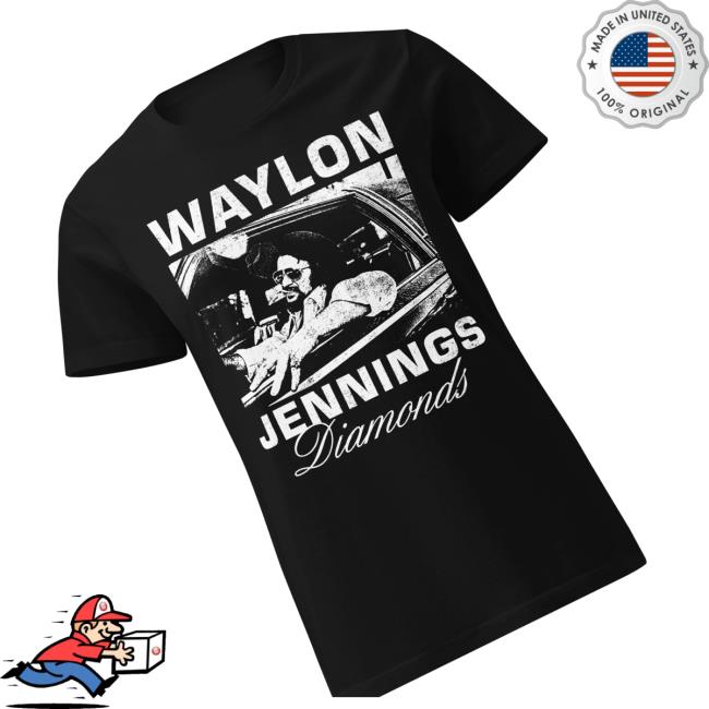 Waylon Merch Shop Diamonds Distressed Graphic Tee 3 Waylon Merch Shop Diamonds Distressed Graphic Women's Tee
