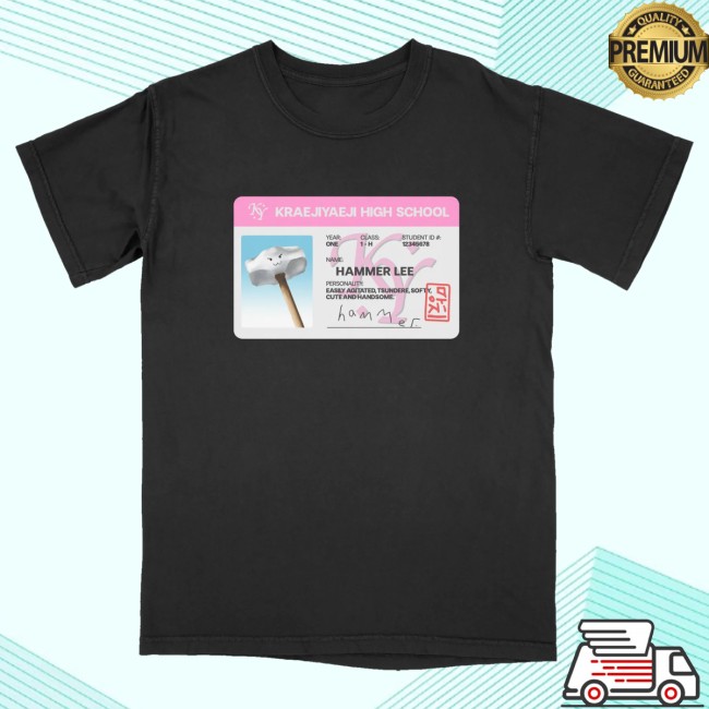 Yaeji Merch Store Hammer Student I.D. Tee