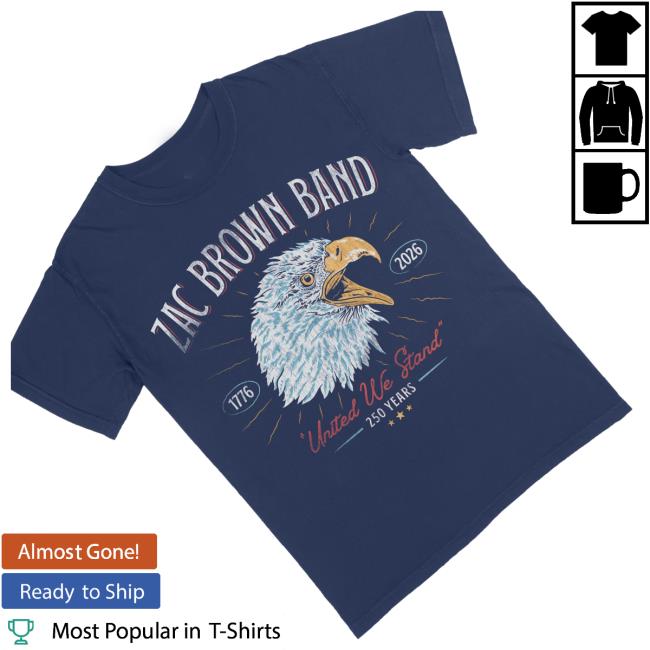 Zac Brown Band Merch 4Th Of July Tee Shirt 3 Zac Brown Band Merch 4Th Of July Tee Shirt