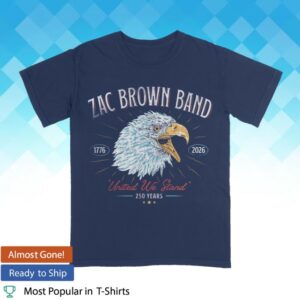 Zac Brown Band Store Merch 4Th Of July Shirt