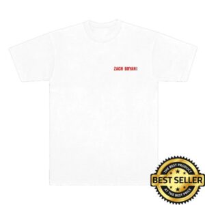Zach Bryan Store Merch With Heaven On Top Carousel White Shirt