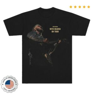 Zach Bryan Store Merch With Heaven On Top Photo Tour Tee