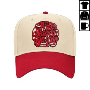 Zach Bryan Store Merch With Heaven On Top Red Cap