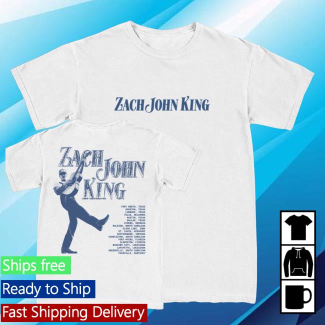 Zach John King Merch Shop Photo Tour Tee 5 Zach John King Merch Shop Photo Tour Tee
