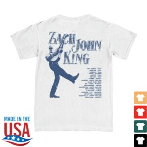 Zach John King Store Merch Photo Tour Tee