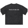 Acdc Merch Shop Store Back In Black Anniversary Reflective Ink T-Shirt 1 Acdc Merch Shop Store Back In Black Anniversary Reflective Ink T-Shirt