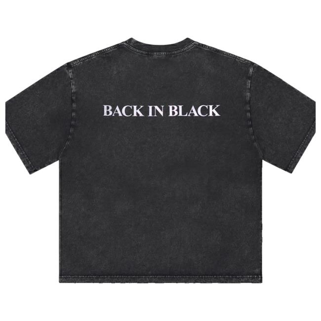 Acdc Merch Shop Store Back In Black Anniversary Reflective Ink T-Shirt 4 Acdc Merch Shop Store Back In Black Anniversary Reflective Ink T-Shirt