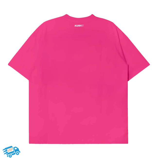 Against Lab Store Merch Shop Quote Bleed Tee Pink 4 Against Lab Store Merch Shop Quote Bleed Tee Pink