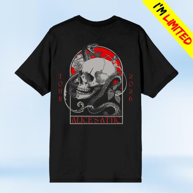 Alice Cooper Merch Shop Alice's Attic Coffin Tee