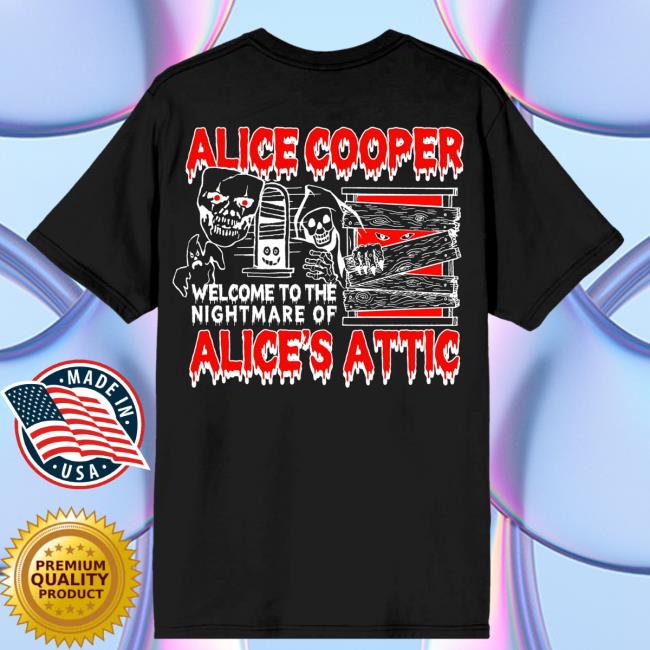 Alice Cooper Merch Shop Haunted House Tee