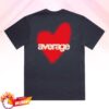 Average Merch Shop Average Love T-Shirt Navy
