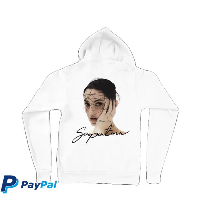 Banks Merch Shop Serpentina Hoodie White 4 Banks Merch Shop Serpentina Hoodie White