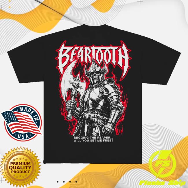 Beartooth Band Shop Merch Axe Knight Tee 4 Beartooth Band Shop Merch Axe Knight Tee