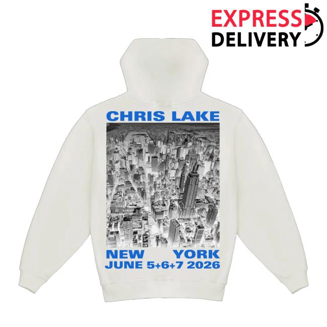 Chris Lake Merch Shop New York '26 Zipup Hoodie