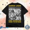 Chris Lake Merch Store La '26 Tee Black