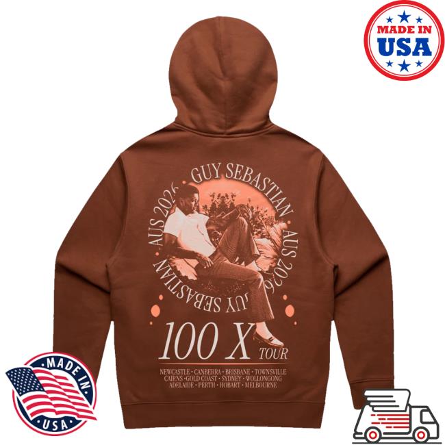 Guy Sebastian Merch Store 100X Tour Tan Hood 4 Guy Sebastian Merch Store 100X Tour Tan Hood