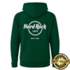 Hard Rock Store Merch Shop New York City Full Zip Fleece In Green And White
