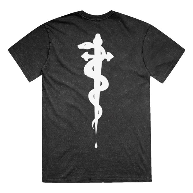 Hueston Store Merch Shop Snake Crystal Wash Tee 4 Hueston Store Merch Shop Snake Crystal Wash Tee