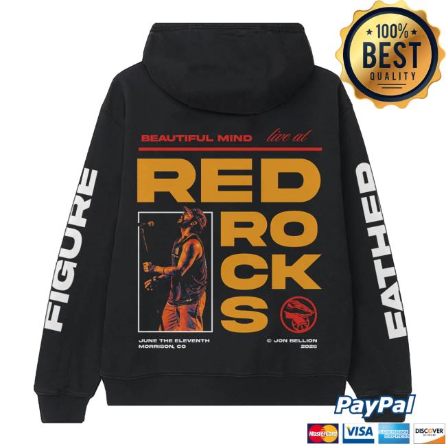 Jon Bellion Store Merch Red Rocks Exclusive Hoodie