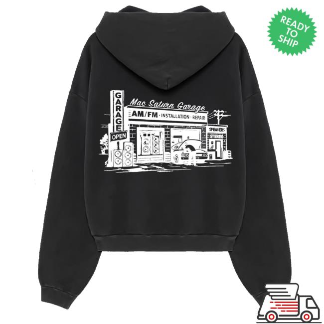 Mac Saturn Merch Shop Mac Saturn Garage Zip Up Hoodie