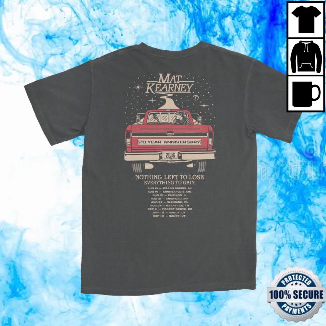Mat Kearney Merch Shop Truck Tour Tee