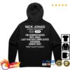 Nick Jonas Merch Shop A Night With Nick Tour Hoodie