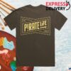 Pirate Life Merch Shop Store Pl Logo Tee Faded Brown