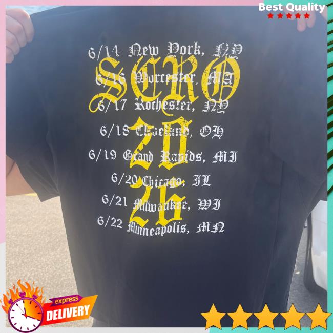 Scro Music Merch Store Scro By Divide Tour Shirt
