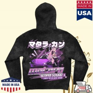 Senpai Squad Merch Shop Matara Kan Zip Up Hoodie