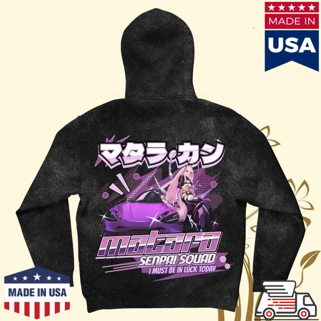 Senpai Squad Merch Shop Matara Kan Zip Up Hoodie