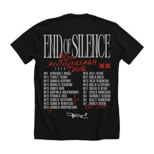 The Band Red Shop Merch Eos Anniversary Tour Tee 2026