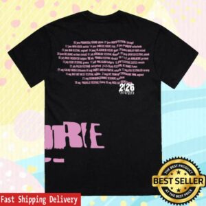 The Cure Merch Shop The Cure Festival Summer Black Pink T-Shirt