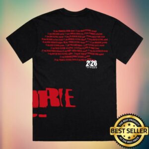 The Cure Merch Shop The Cure Festival Summer Black Red T-Shirt