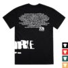 The Cure Merch Shop The Cure Festival Summer Black T-Shirt