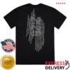 The Cure Merch Shop Vertical Festival Summer Black T-Shirt