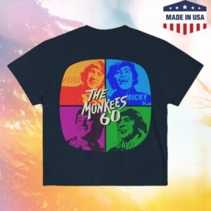 The Monkees Store Merch Shop The Monkees Made For Tv Pop Art T-Shirt