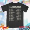 Ty Myers Merch Store Black Photo Legal Tour Tee