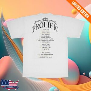 Warner Music Merch Shop Nipsey Hussle Prolific Album Tee