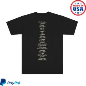 Zach Bryan Merch With Heaven On Top Album Tee Shirt