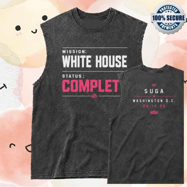 Suga Merch Shop 6.14.26 Black Tank Top