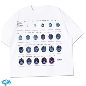 kenny trc Against Lab Store Merch Shop Manual Boxy Tee White kenny trc Against Lab Store Merch Shop Manual Boxy Tee White
